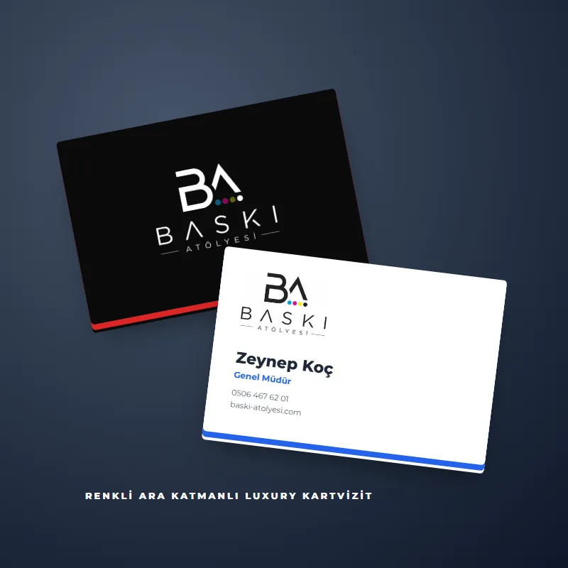 Katlı Sıvama Kartvizit (Luxury Kartvizit)