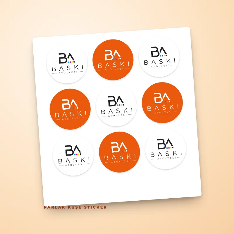 Kuşe Sticker Etiket